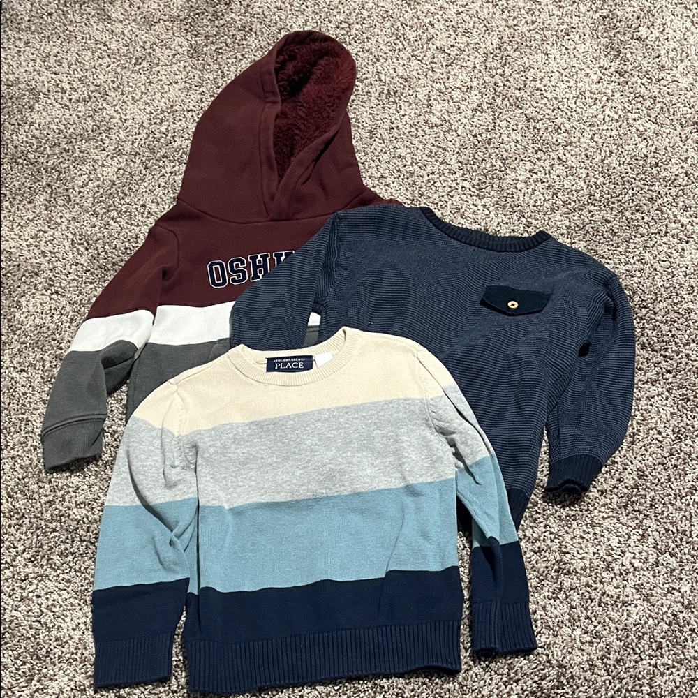 Toddler Boy Sweater Bundle Size 2T